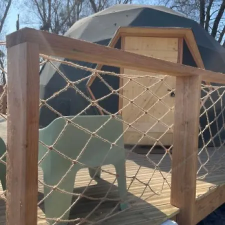 Kemping Dome Nature & Jaccuzi Au Bluegrassranch Bischoffsheim
