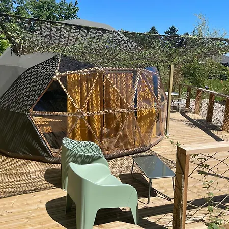 Kemping Dome Nature & Jaccuzi Au Bluegrassranch Bischoffsheim