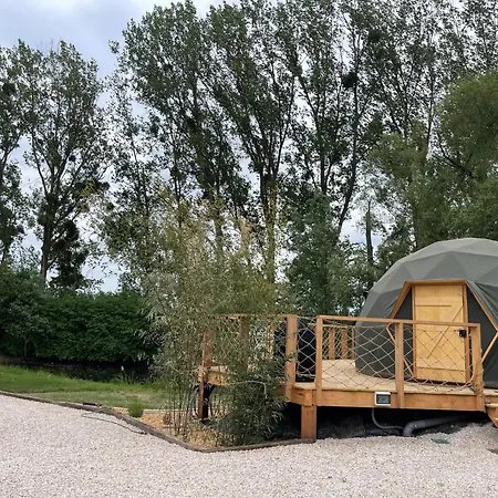 Dome Nature & Jaccuzi Au Bluegrassranch Kemping Bischoffsheim